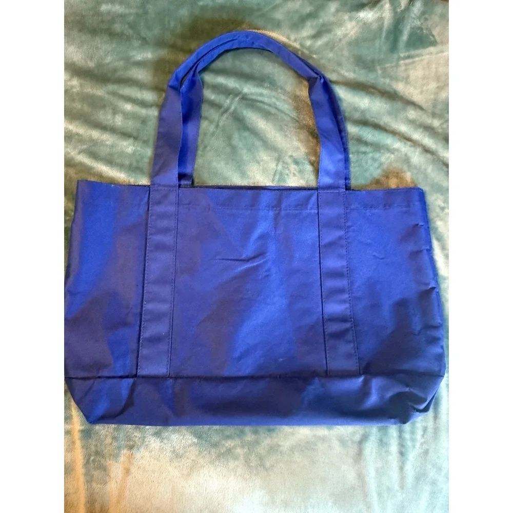 Vintage‎ NASCAR Jeff Gordon #24 Tote Bag Blue Canvas 2003 Flame Logo 19x11.5